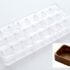 Produktbild 1 Pralinenform - Schokoladenform für 24 kleine quadratische Pralinen oder Hohlkörper