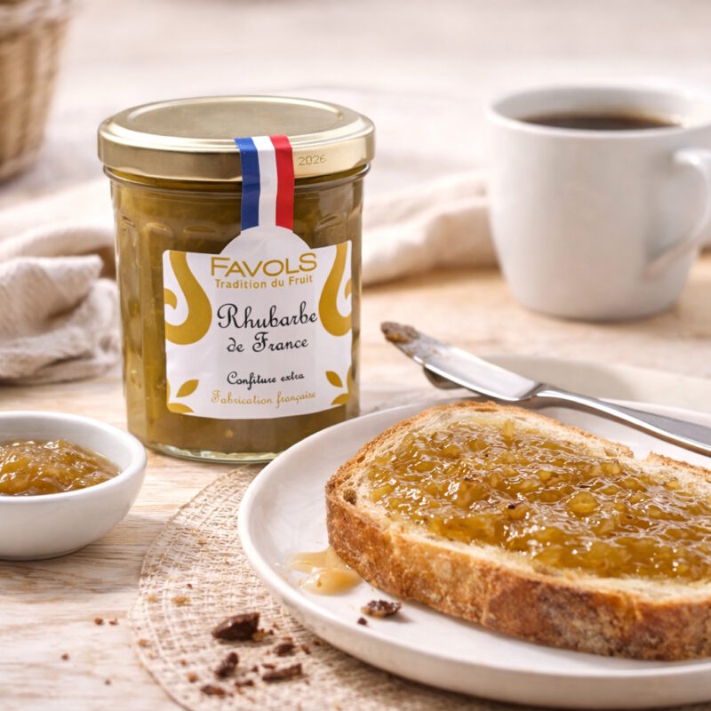 Rhabarber Konfituere Aus Frankreich