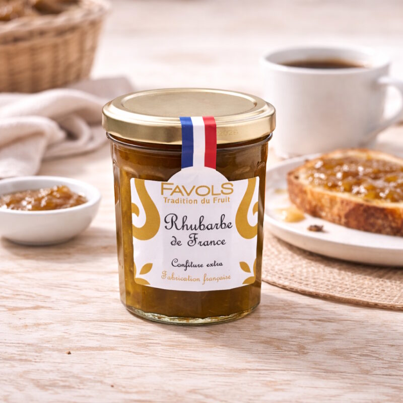 Rhabarber konfituere aus frankreich die beste