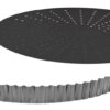 Tarteform und Quicheform mit perforiertem abnehmbarem Boden 28 cm für 6-7 Personen mit OBSIDIAN-Beschichtung