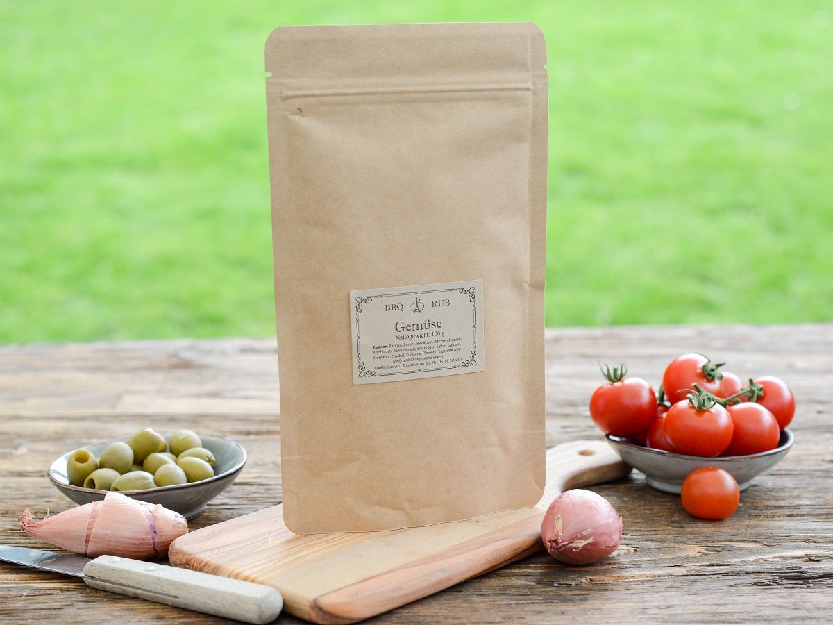 Gemüse BBQ-Rub Gewürzmischung 100g