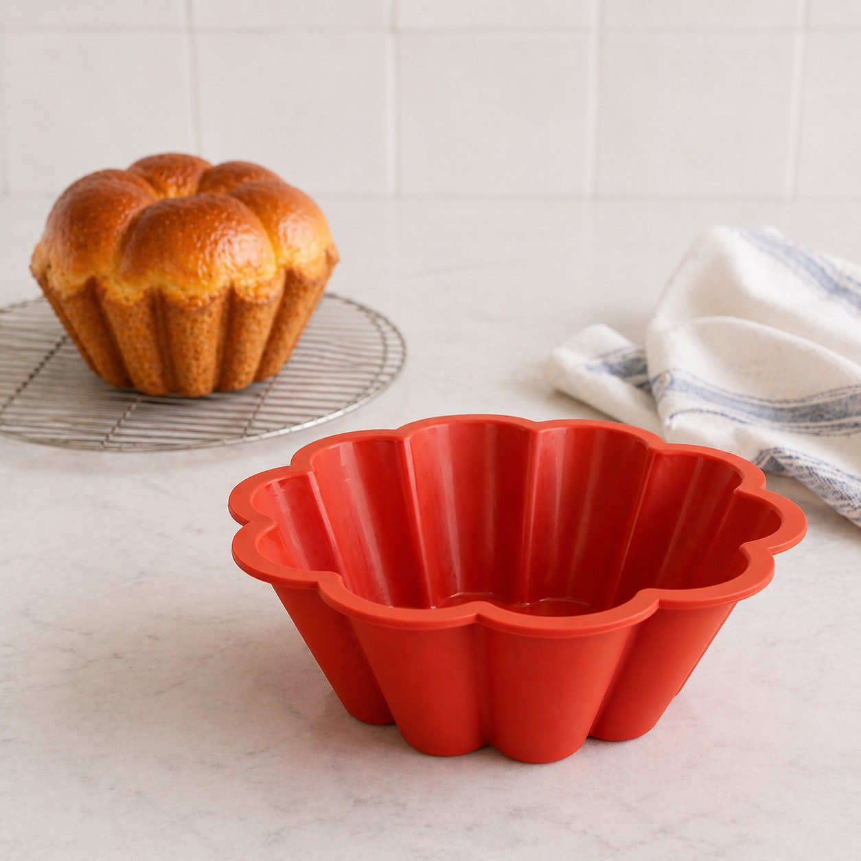 Silikon-Backform Brioche Ø 22 cm von Silikomart