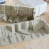 Silikonform "Buche de Noel" Winter Village 5/9