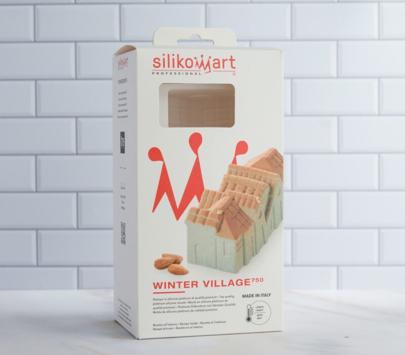 Silikonform "Buche de Noel" Winter Village