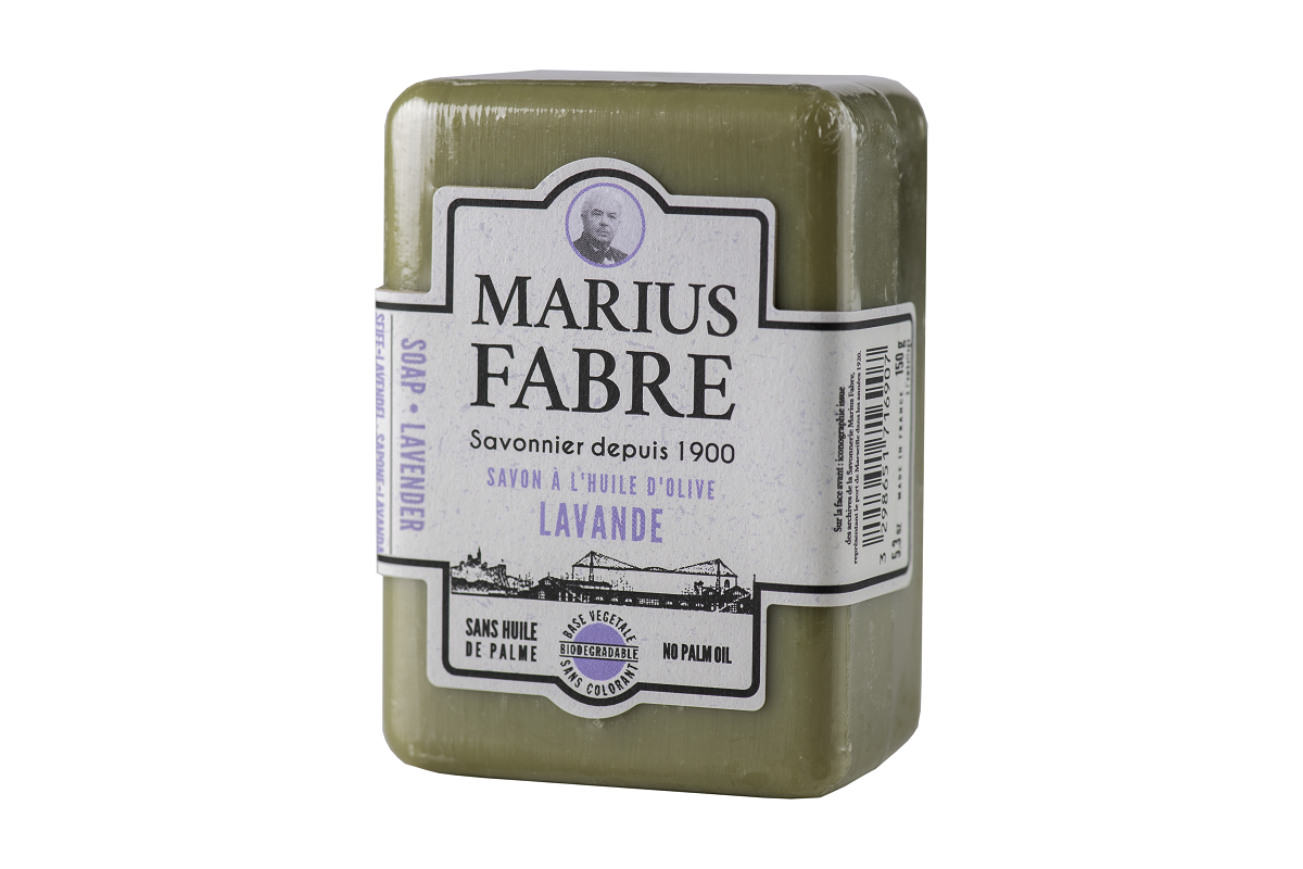 Olivenöl-Seife mit Lavendel ohne Palmöl Marius Fabre