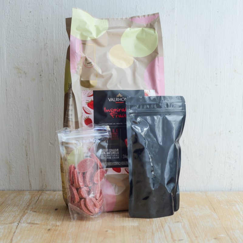 Inspiration Erdbeer Fraise 100g Valrhona Aurelie
