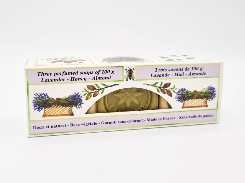 Produktbild 1 Geschenkbox 3 Olivenöl-Seife aus der Provence Marius Fabre