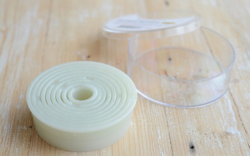 Ausstecher Set - 9 Stück- Rund gerade - aus Polyglass 3/5