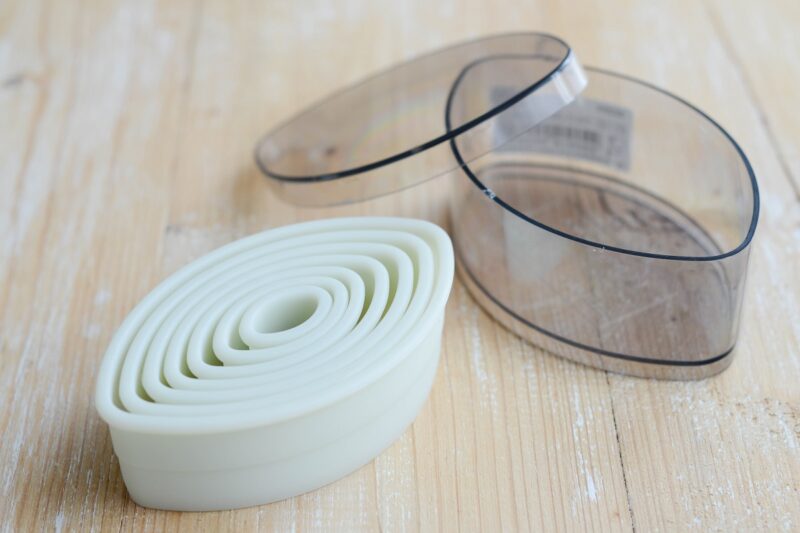 Ausstecher Set – 7 Stück – Oval – aus Polyglass