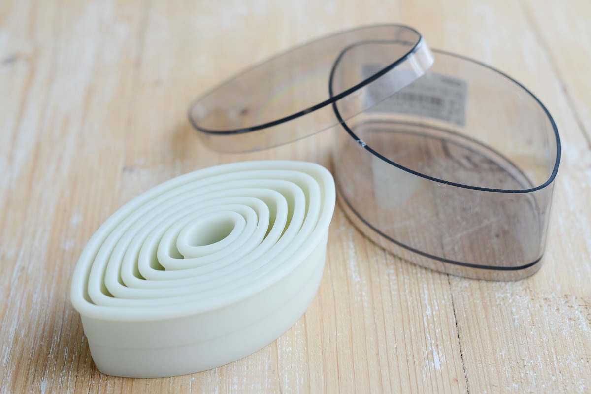 Ausstecher Set - 7 Stück - Oval - aus Polyglass