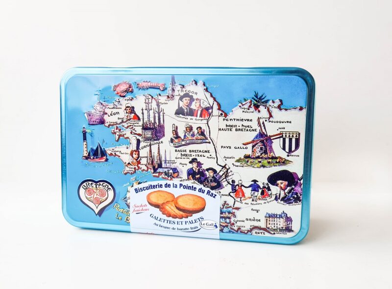 Duo Galettes und Palets bretons mit echter Baratte Butter - Metallbox - 280g