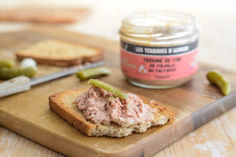 Leberpasteten Mit Calvados Aus Der Normandie