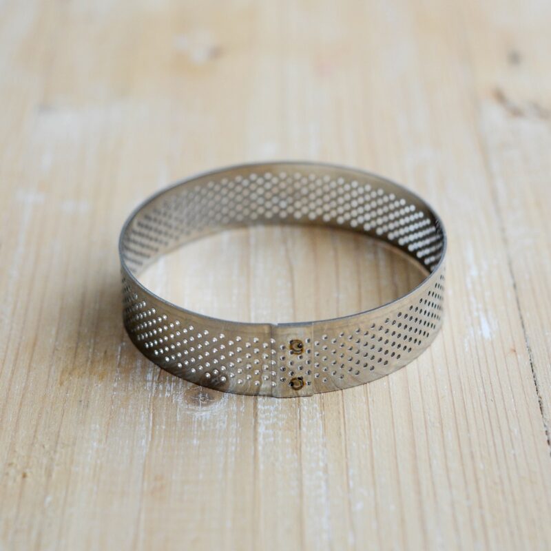 Produktbild 2 Tartelette Ring gelocht aus Edelstahl Ø 80 x 20 mm