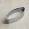 Calisson Tartelette Ring gelocht aus Edelstahl 120 x 50 x 20 mm