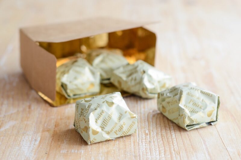 5 glasierte Maronen mit Williams-Birnenschnaps (Marrons glacés à la poire Williams) - 100g 3/5