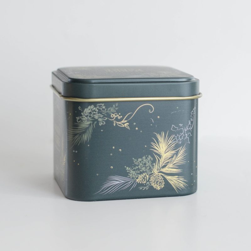 Geschenkbox aus Metall mit Olivenöl-Seifen aus der Provence Marius Fabre 4/5