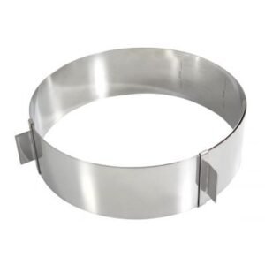 Tortenring aus Edelstahl - ausziehbar - Ø 160 bis 280 mm