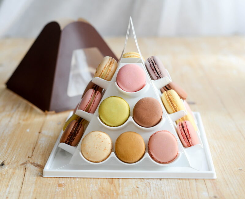 Produktbild 3 Mini Pyramide für 24 Macarons - Weiß