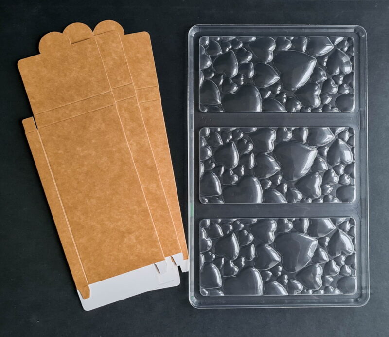 Herz Tafel Schokolade Mit 3 Verpackung