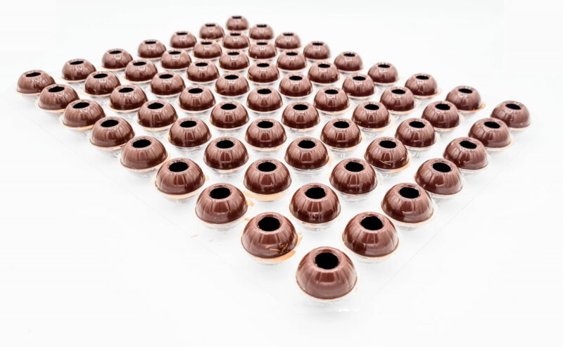 Produktbild 2 Pralinen-Hohlkugeln mit Zartbitterschokolade 55% von Valrhona