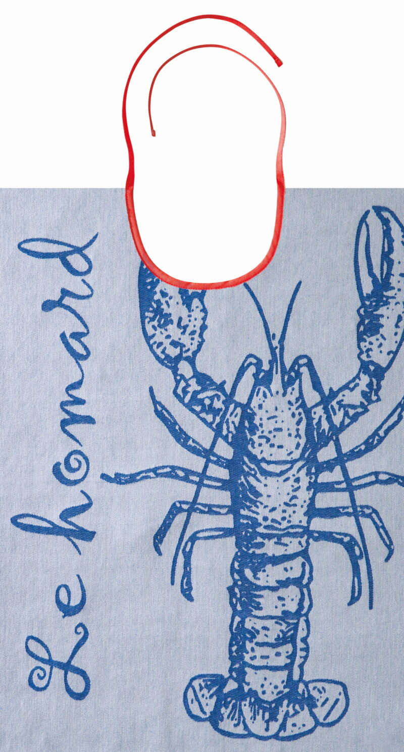 Lätzchen Le homard 43 x 60 cm von Coucke