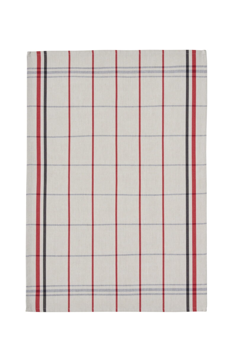 Karrierte Tricolor Geschirrtuch France