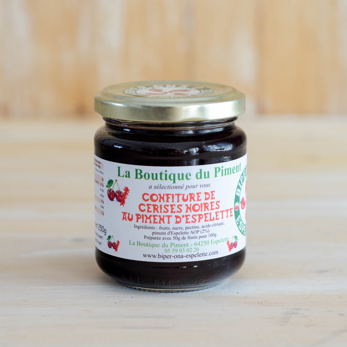 Kirsch Konfiture Mit Piment D Espelette