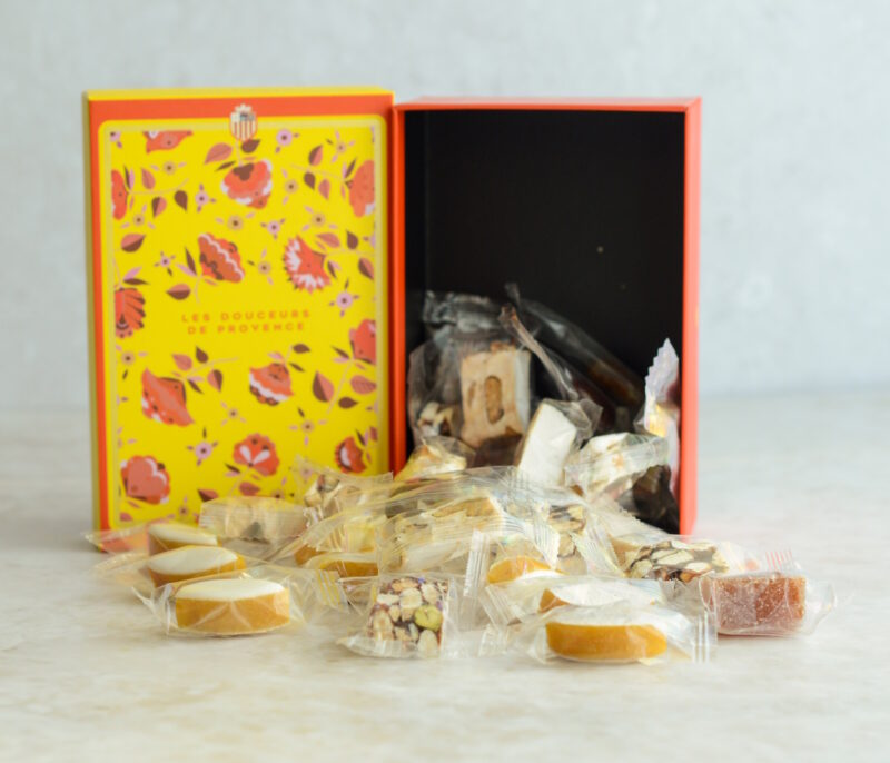 Geschenkbox Provence Weihnachtskonfekten