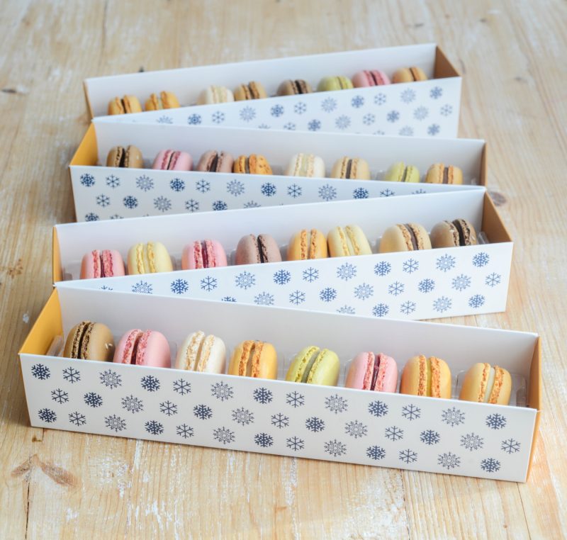 Macarons Schachtel - Joyeuses Fêtes jetzt online kaufen