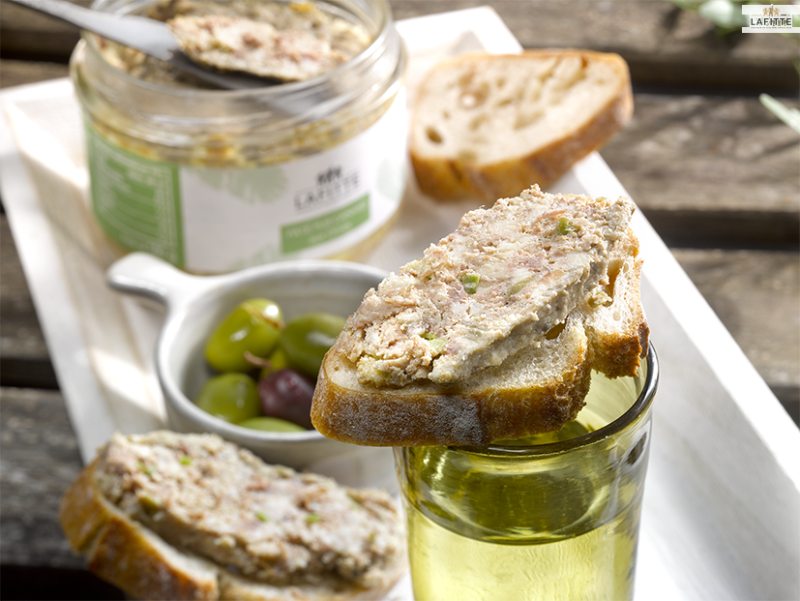 Enten-Pastete mit Oliven aus reinem Entenfleisch von Lafitte 130g (Pâté ...
