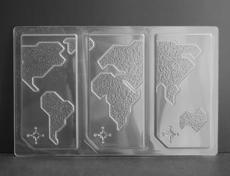Tafel Schokolade Welt Karte Scaled