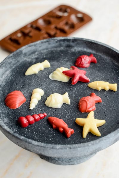 Schokoladen- und Pralinenform Friture