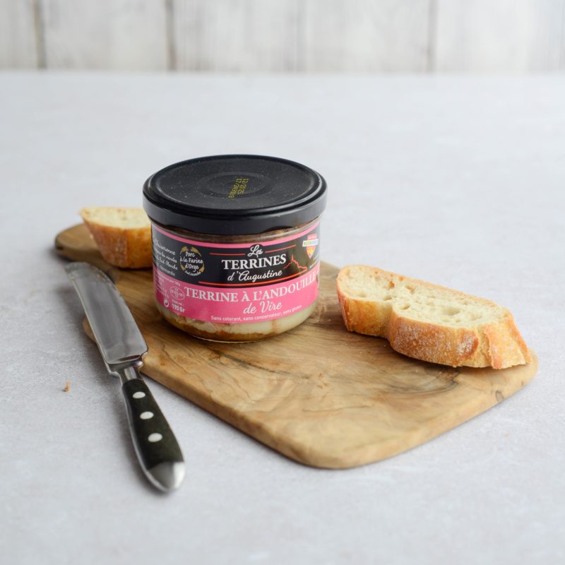 Terrine mit "Andouille de Vire" aus der Normandie 190g 4/4