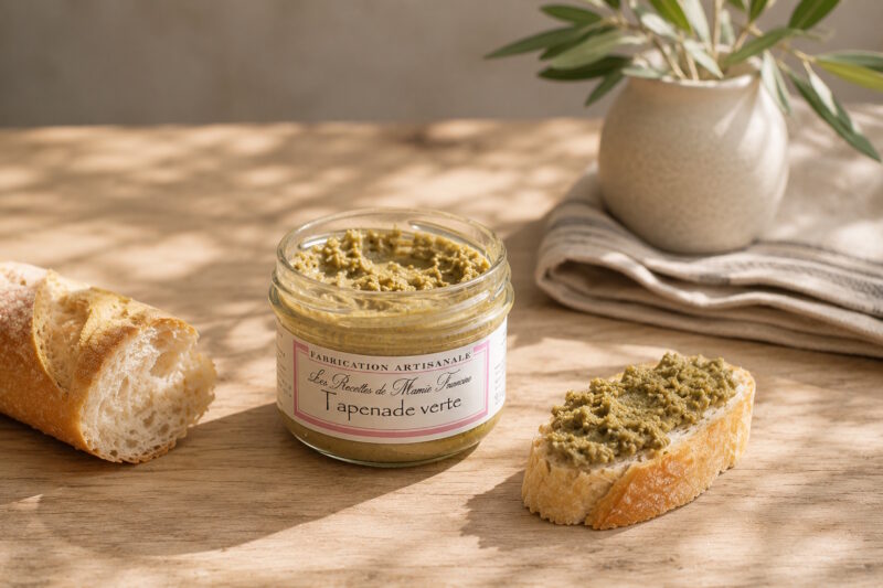 Gruene Tapenade Provence Brotaufstrich
