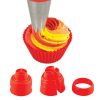 Multi-Color-Adapter groß von Silikomart + 4 Einweg-Spritzbeutel