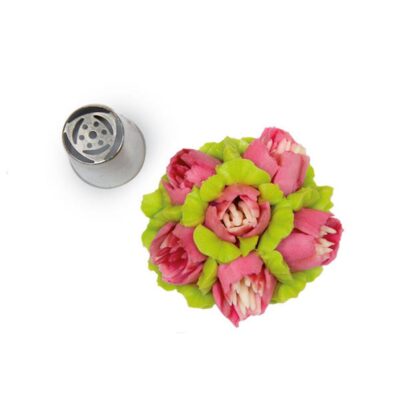 Spritztülle Blumen n°02- Ø 2,5cm aus Edelstahl