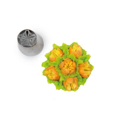 Spritztülle Blumen n°12- Ø 2,5cm aus Edelstahl