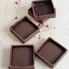 9 handgebackene quadratische Tartelettes-Böden mit Schokolade LSCH045 2/4