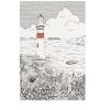 Geschirrtücher Set 2-teilig "Leuchtturm und Schiff" von Coucke 3/4