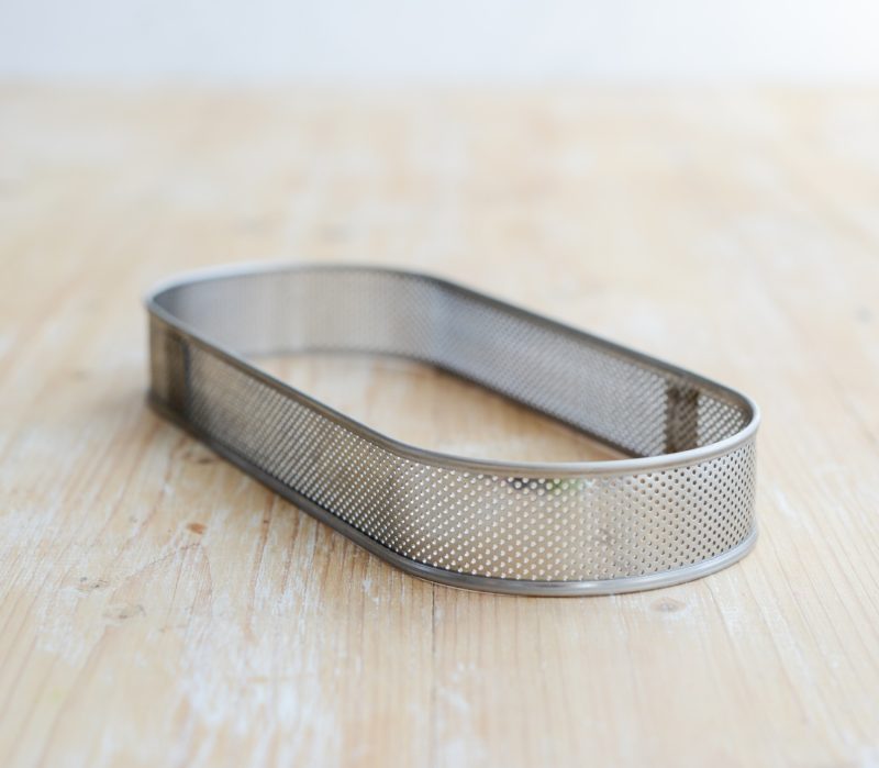 Tartering Oval Gelocht Edelstahl
