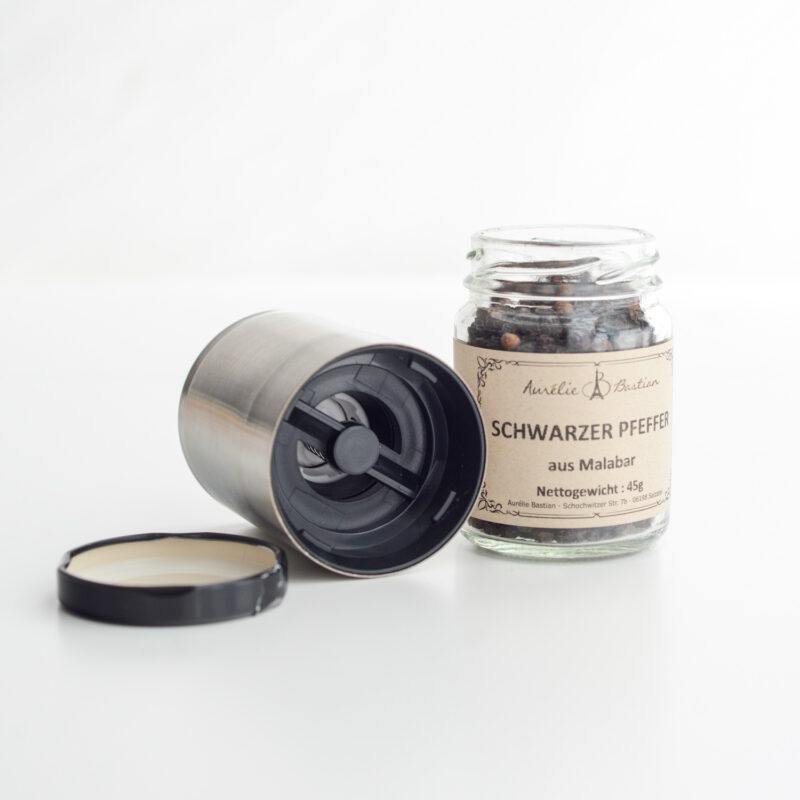 Schwarzer Malabar Pfeffer 45g 5/6