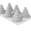 Silikonform Weihnachtsbaum "Sapin magique" 4/11