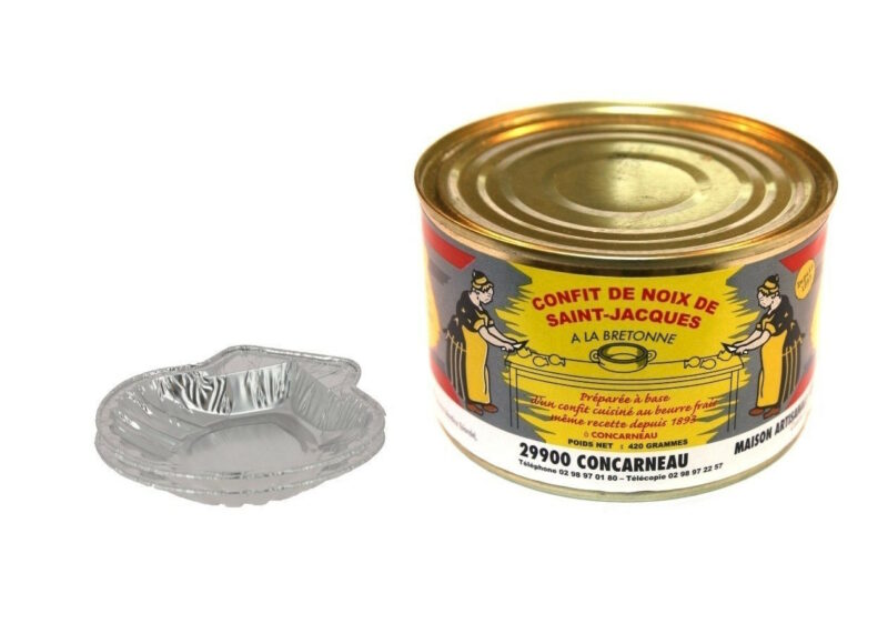Confierte Jakobsmuscheln aus der Bretagne 210g