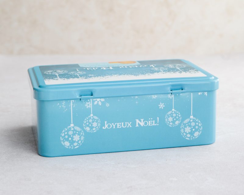 Duo Galettes und Palets bretons mit echter Baratte Butter - Metallbox Weihnachten - 280g 4/4