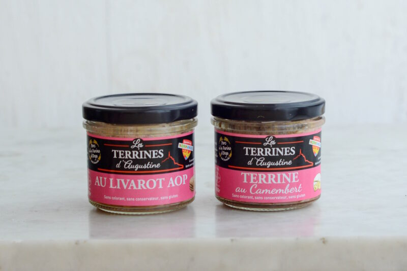 2er Set Terrinen mit Käse (Livarot & Camembert) aus der Normandie 2 x 90g