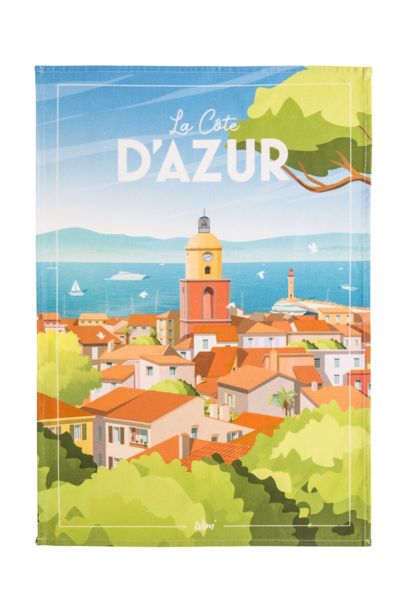 Geschirrtuch Côte d'Azur von Coucke