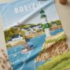 Geschirrtuch Bretagne Motiv Scaled