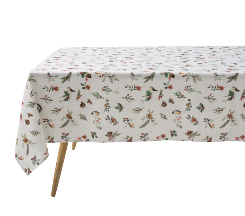 Tischdecke Weihnachtszauber mit 46% Leinen 160 x 240 cm von Coucke