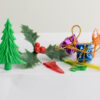 Bûche de Noël Zubehör - Set 10-teilig
