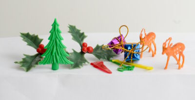Bûche de Noël Zubehör - Set 10-teilig